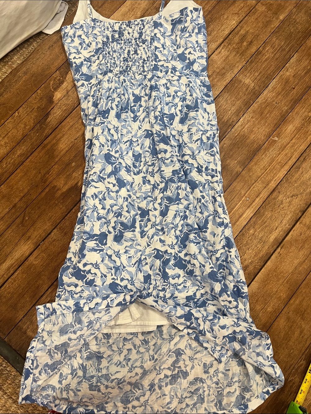 Quince 100% European Linen Scoop Neck Midi Dress Medium - Picture 13 of 15